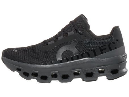 On Cloudmonster Women's Shoes Black/Magnet | Running Warehouse