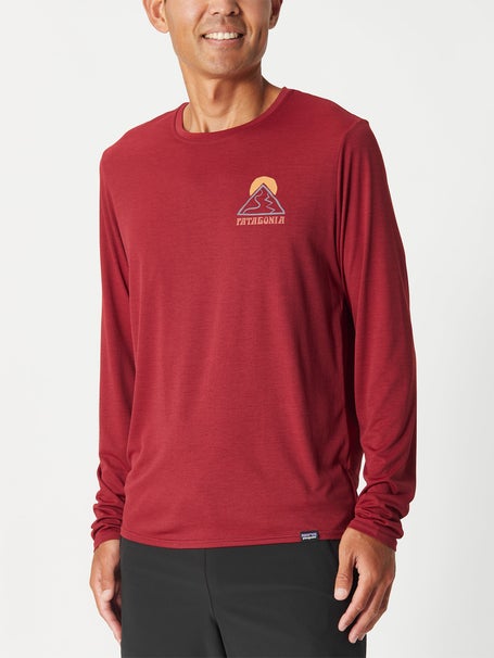 Festival skyld Fearless Patagonia Men's LS Capilene Cool Graphic Shirt Slow Go | Running Warehouse