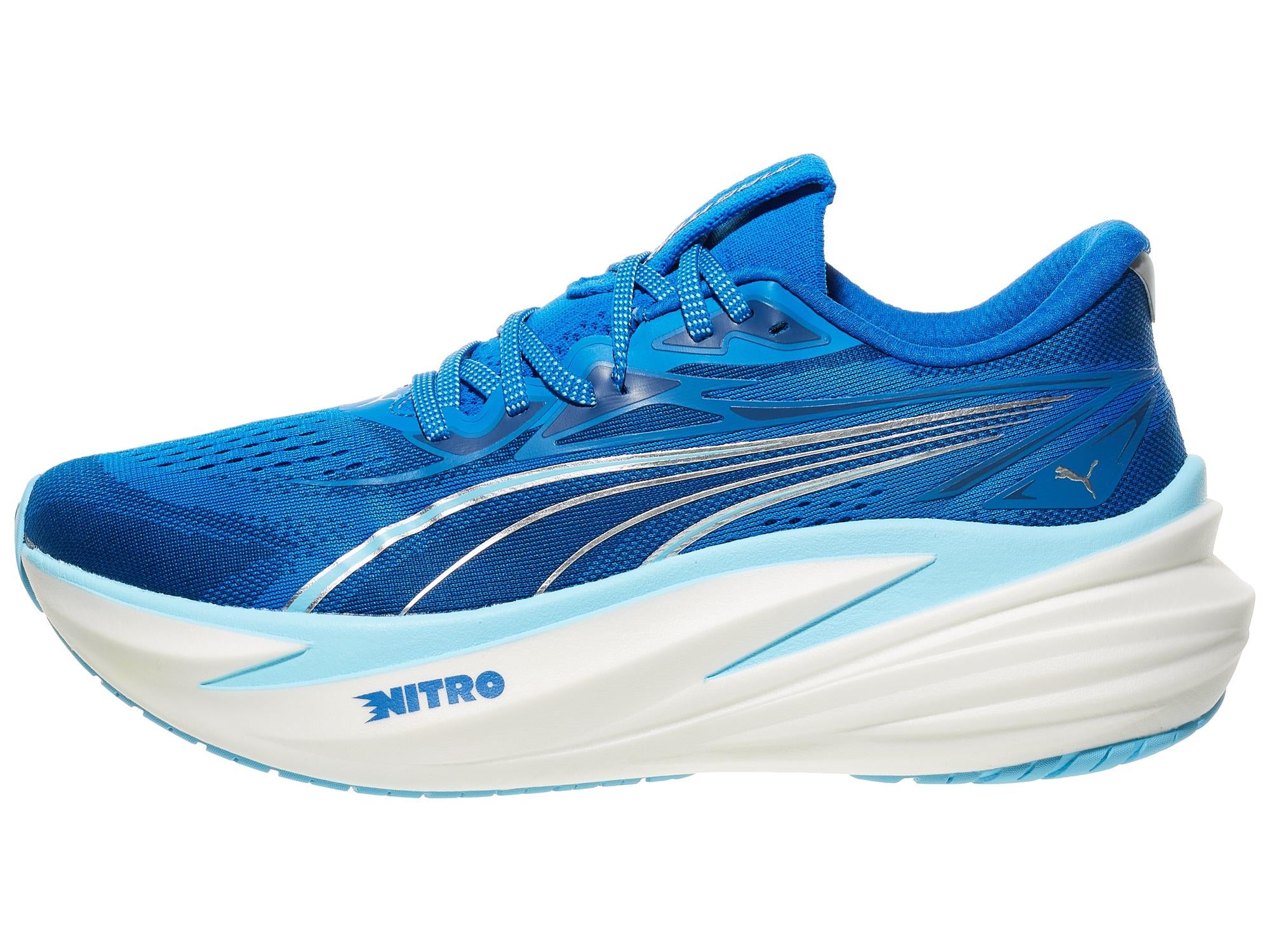 PUMA MagMax Nitro left shoe facing left Speed Blue