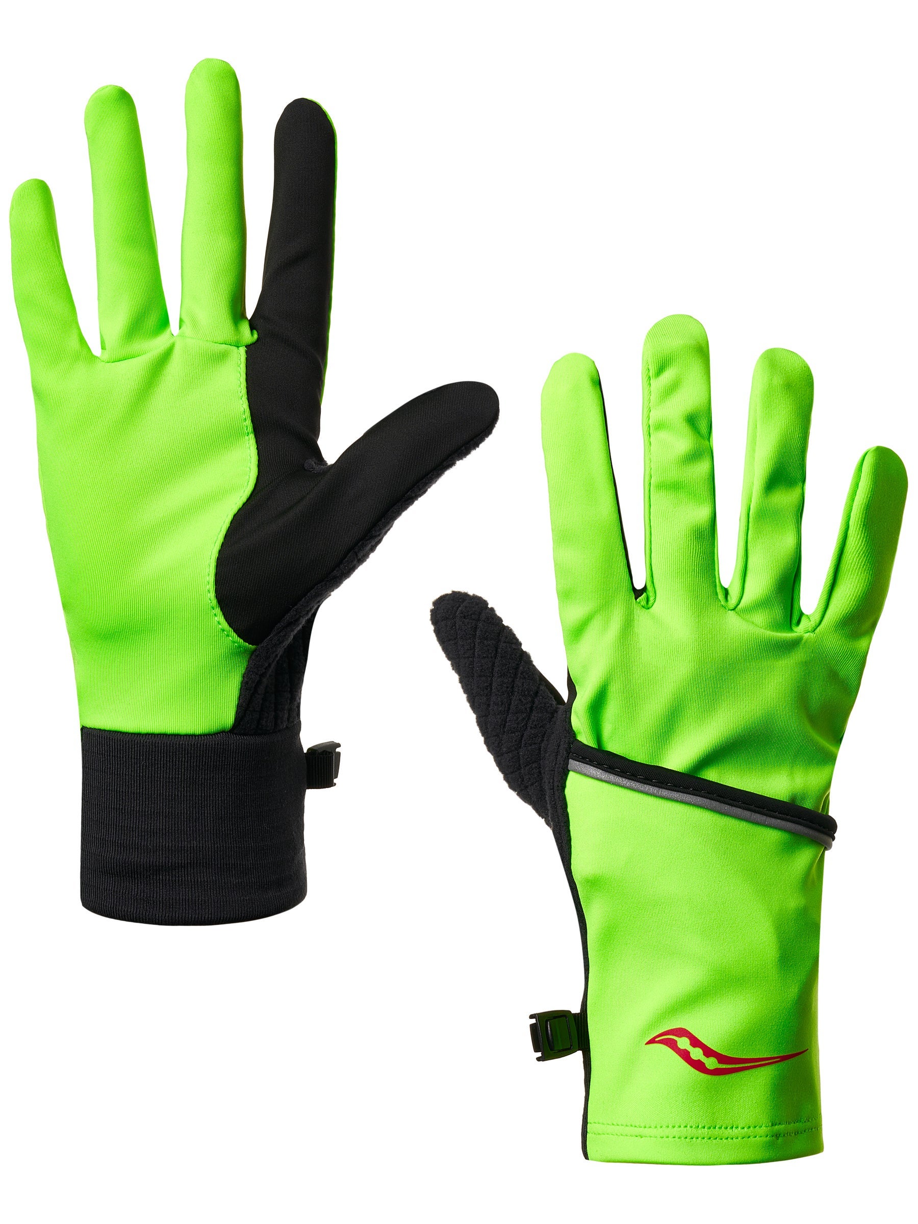 Medium SA90479-BK Saucony Unisex NOMAD Running Gloves 