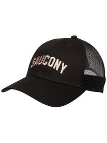 Saucony Holiday Graphic Trucker Hat Black