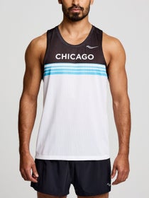 Saucony Men's 2023 Chicago Marathon Stopwatch Singlet