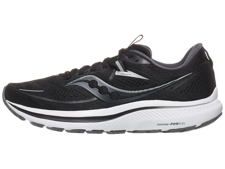 Saucony Omni 21 Men's Shoes Black/White | Running Warehouse