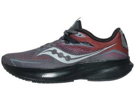 Saucony Ride 15 Men's Shoes Charcoal/Ember | Running Warehouse