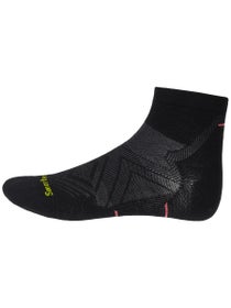SmartWool Women's Run Zero Cushion Ankle Socks Black