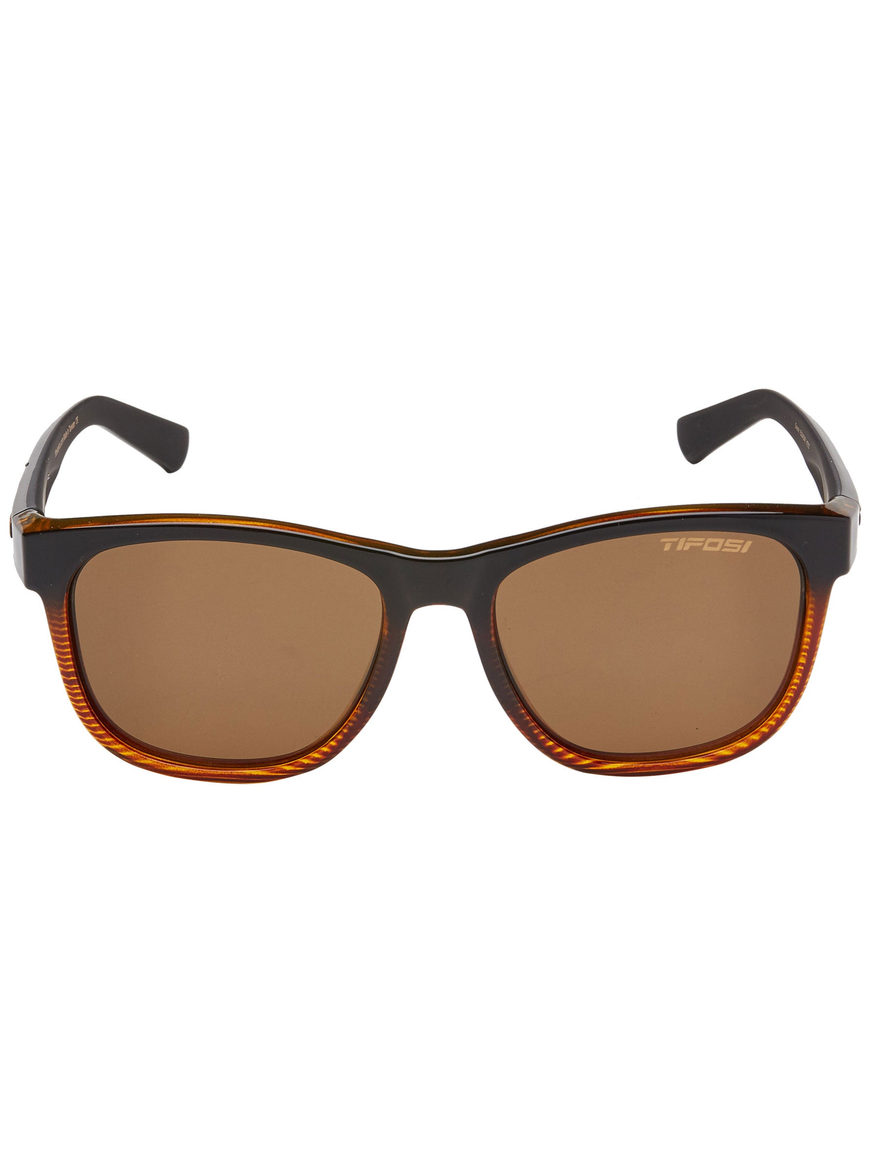 Swank Tifosi Sunglasses Brown Fade w/ Brown Lens 1500409471 