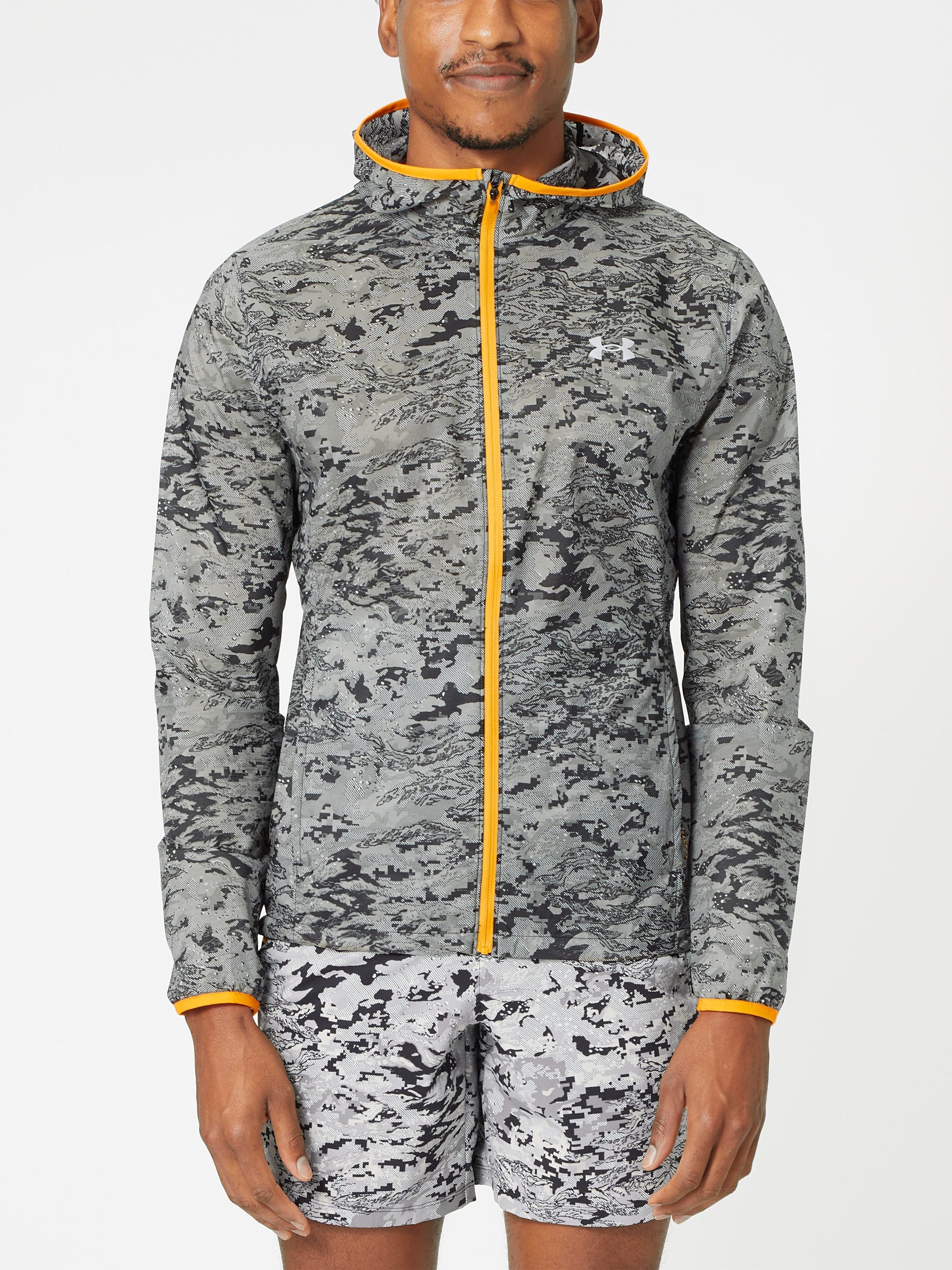 Under Armour Mens Storm Printed Running Training JacketWater Resistant Light 