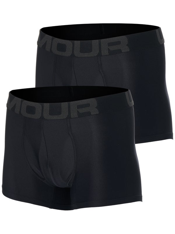 Intuition except for Take out Under Armour Men's Tech 3" Boxerjock 2-Pack Black