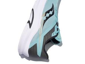 Saucony running shoe review lateral view heel