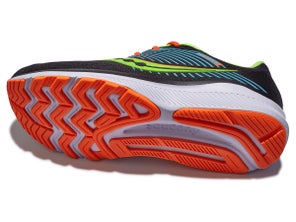 Saucony running shoe outsole view