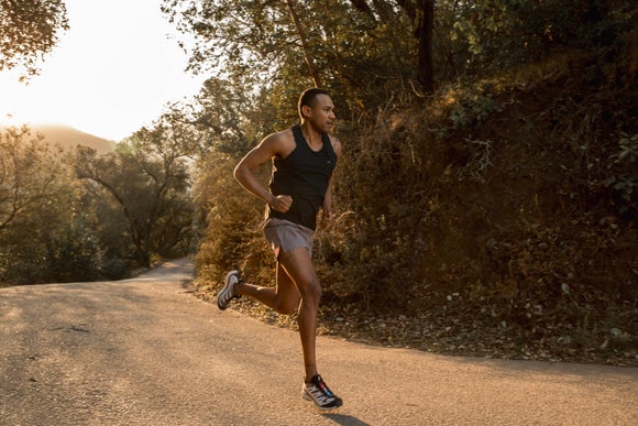 Evening jogger