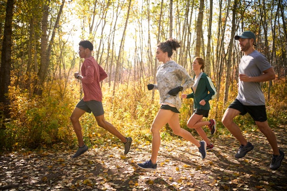 morning trail runners