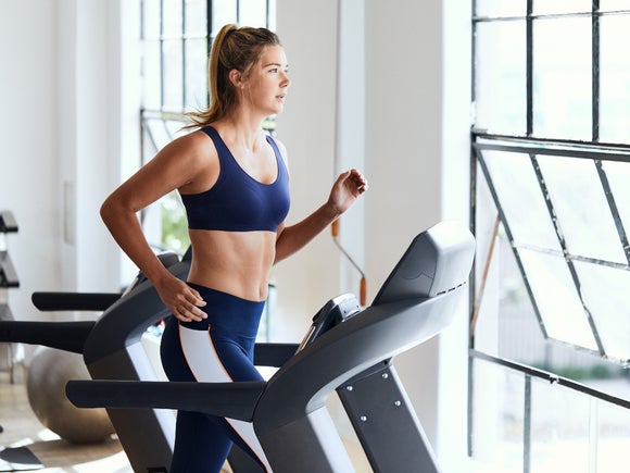 runner on a treadmill