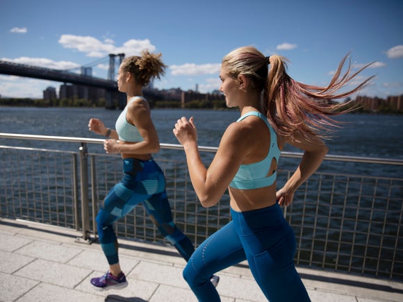 Women running