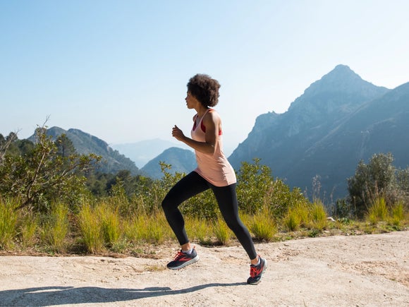 Women running