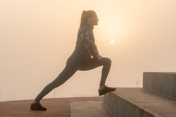 Woman Stretching