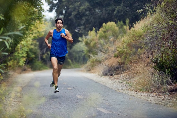 Runner on Bike Path