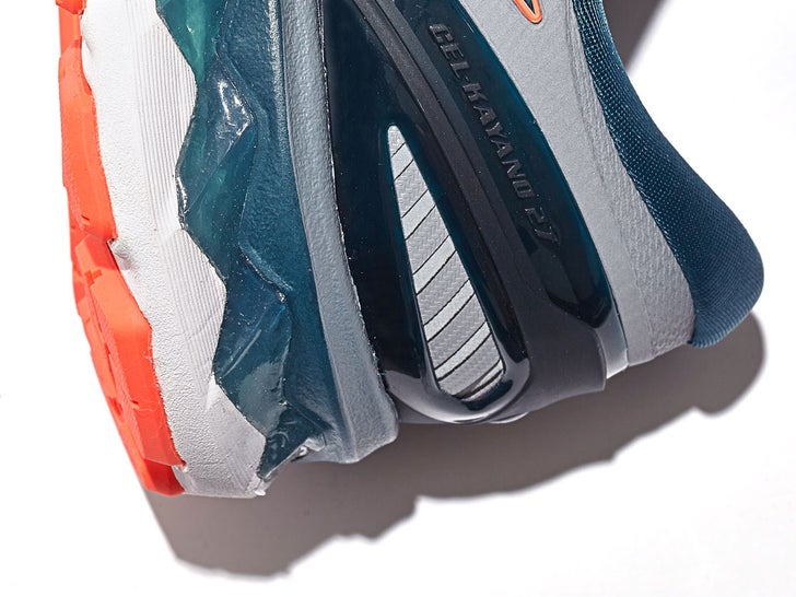 ASICS Gel Kayano 27- heel view