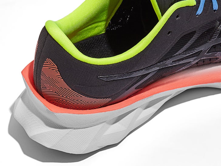 ASICS Novablast- heel view