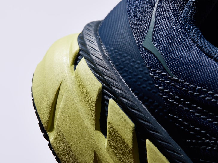 view of heel cushioning