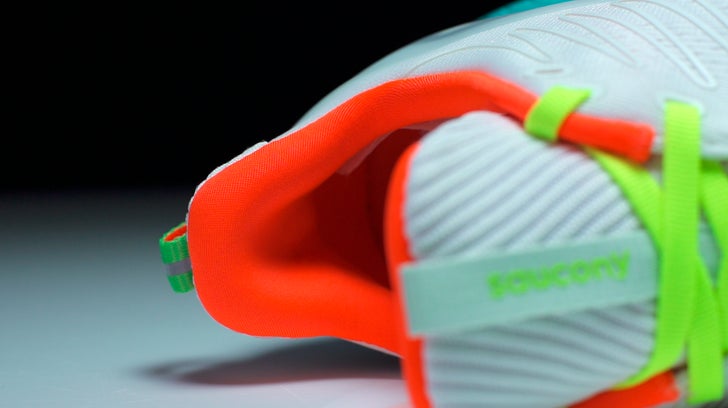 Saucony Endorphin Shift- heel collar view