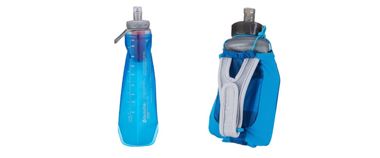 Water bottle and handheld bottle