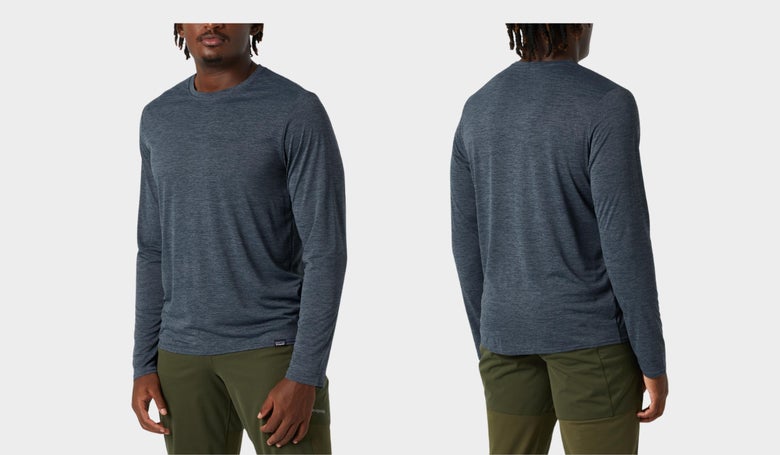 Patagonia long sleeve running shirt 2025