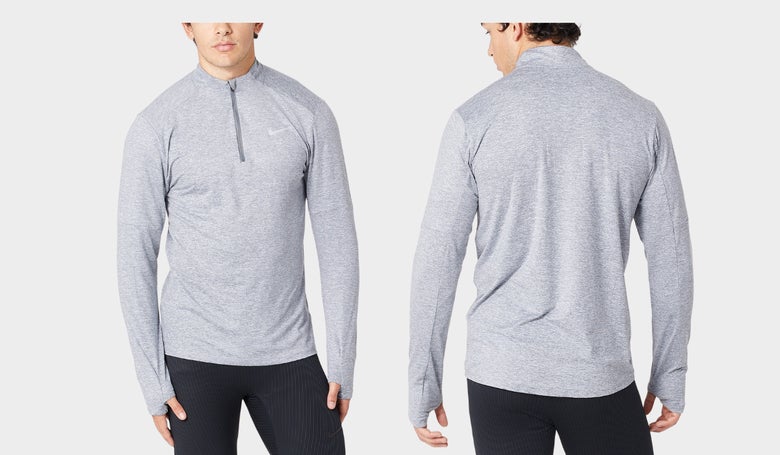 Nike Men's Dri-FIT long Sleeve Training Shirt Neon Green SMALL 
