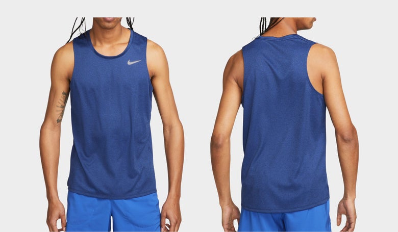 Mens Sport-Tek SLEEVELESS Dri fit MUSCLE SHIRT Performance Dry Tank Solid  Meduim