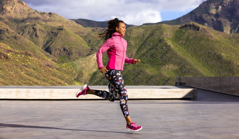 Women's Windbreaker Running Jacket - Run Wind Pink