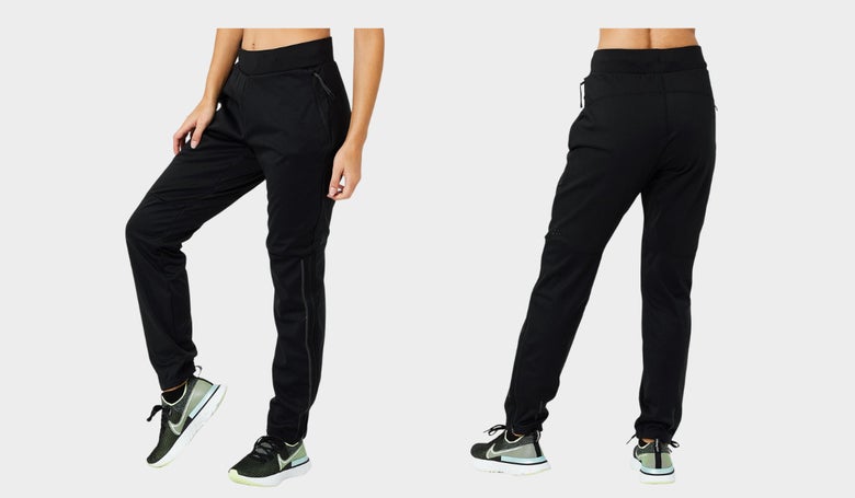 Women's Tear Away Warm Up Pants Active Workout Tapered Sweatpants With  Pockets 