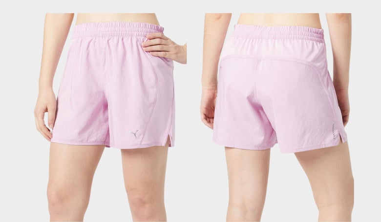 ChicknLegs Women's Blue Flamingos 1.5 Split Shorts