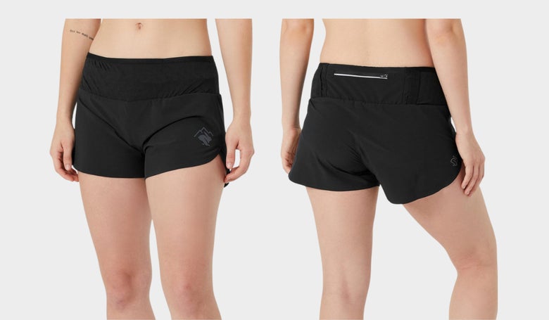 Women Running Shorts 2-in-1 Short Pants w/Pocket Wide Waistband