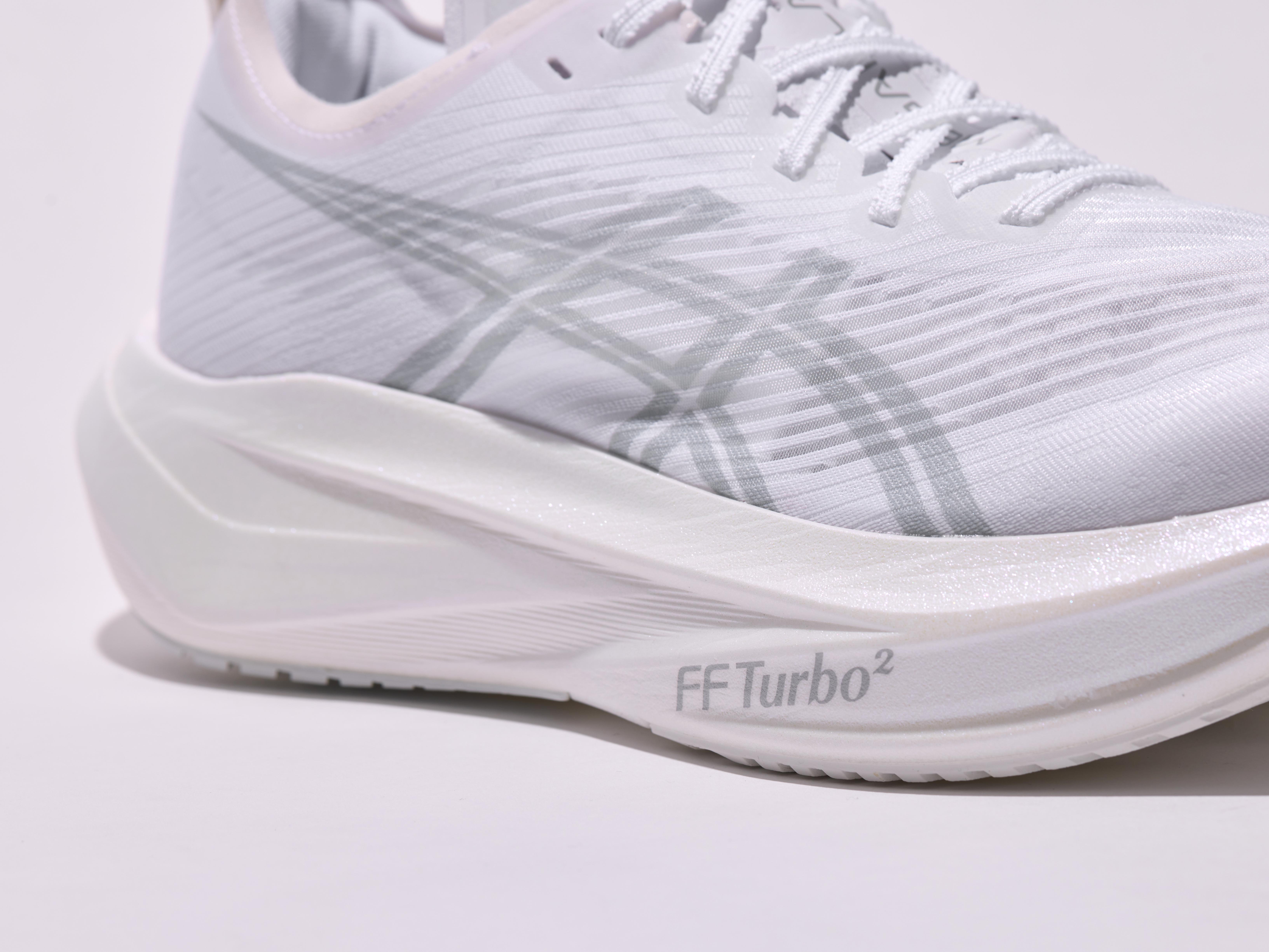 ASICS MEGABLAST close-up on anterior lateral midsole foam