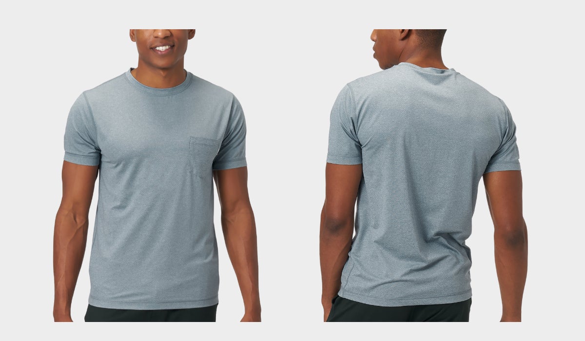Pro TOUCH Men's Running Shirt Fitness Shirt Functional T-Shirt akin Grey Orange 
