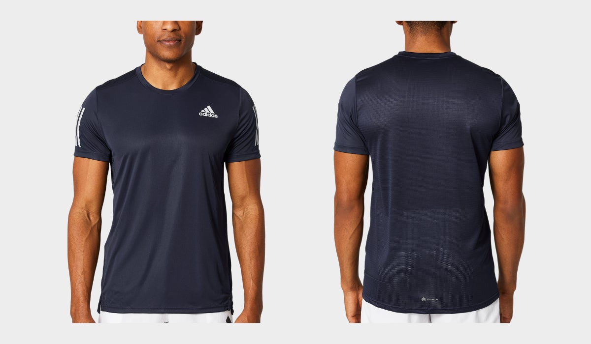 Grey More Mile Tempest Cool Performance Mens Running Top 