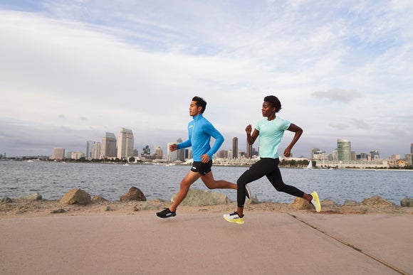 The Most Versatile Shoes: runner on pavement