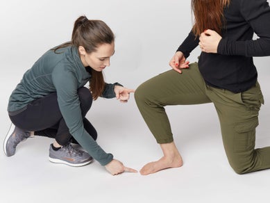 Lunge to prevent overpronation