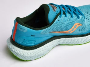 Saucony running shoe review medial view